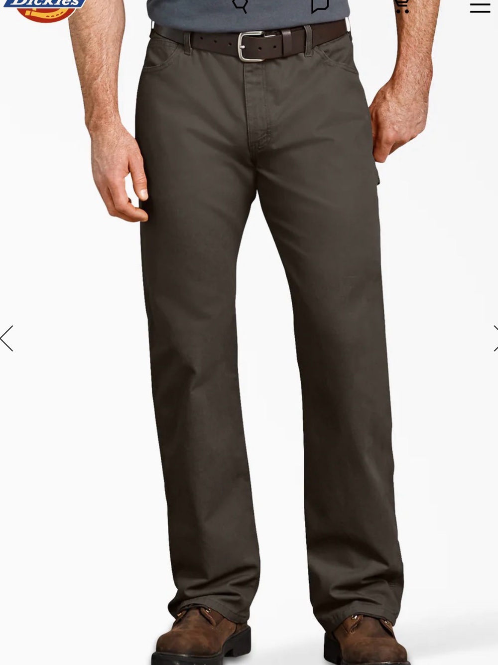 Dickies Relaxed carpenter pants Olive green size 32x32